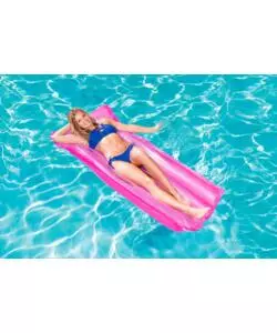 MATERASSINO GONFIABILE PER PISCINA BESTWAY TINTA UNITA CON COLORI ASSORTITI 183x76 CM